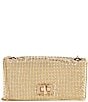 Antonio Melani Metal Rhinestone Mesh Flap Clutch, Color:Champagne - Image 1