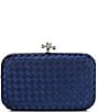 Antonio Melani Mini Weave Minaudiere Clutch, Color:Navy - Image 1