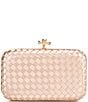 Antonio Melani Mini Weave Minaudiere Clutch, Color:Champagne - Image 1