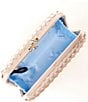 Antonio Melani Mini Weave Minaudiere Clutch, Color:Champagne - Image 3