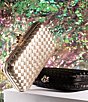 Antonio Melani Mini Weave Minaudiere Clutch, Color:Champagne - Image 4