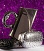 Antonio Melani Mirrored Minaudiere Clutch, Color:Silver - Image 4