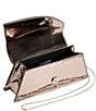 Antonio Melani Molten Top Handle Clutch, Color:Silver - Image 4