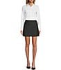Color:Light Grey - Image 3 - Monroe A-Line Skirt