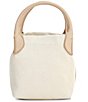 Antonio Melani Mya Canvas Box Top Handle Bucket Bag - Image 1