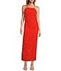 Antonio Melani Nancy Lace Square Neck Sleeveless Dress, Color:Papaya - Image 1