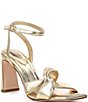 Antonio Melani Nikki Leather Twisted Dress Sandals - Image 1