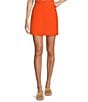 Antonio Melani Noa Textured Cotton Mini Skirt, Color:Citrus - Image 1
