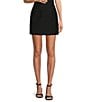 Antonio Melani Noa Textured Cotton Mini Skirt, Color:Black - Image 1