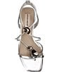 Antonio Melani Nova Metallic Leather Ornamented Strappy Flat Sandals - Image 5