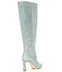 Color:Alpine Frost - Image 2 - Nubuck Stellah Slim Calf Knee-High Dress Boots