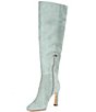 Color:Alpine Frost - Image 4 - Nubuck Stellah Slim Calf Knee-High Dress Boots
