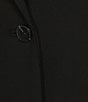 Antonio Melani Oaklynn Wool Notch Lapel Elastic Sleeve Coordinating Blazer, Color:Black - Image 5