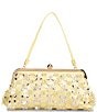 Antonio Melani Opal Crystal Beaded Kisslock Shoulder Frame Top Handle Bag - Image 1