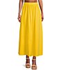 Color:Citron - Image 1 - Paige Long A-Line Coordinating Skirt