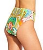 Antonio Melani Paisley High Waisted Swim Bottom, Color:Multi - Image 2