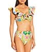Antonio Melani Paisley High Waisted Swim Bottom, Color:Multi - Image 3