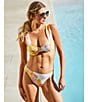 Antonio Melani Patchwork Floral Tripunto Tab Side Swim Bottom, Color:Multi - Image 4