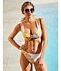 Antonio Melani Patchwork Floral Tripunto Tab Side Swim Bottom, Color:Multi - Image 6