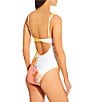 Antonio Melani Patchwork Floral V-Wire One Piece Swimsuit, Color:Multi - Image 2