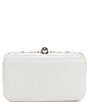 Color:White - Image 2 - Pearl Encrusted Beaded Clutch