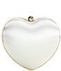 Antonio Melani Pearl Heart Minaudiere Novelty Clutch, Color:Ivory - Image 2