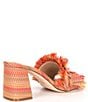 Color:Terracotta Pink Multi - Image 2 - Perrie Woven Braided Slides