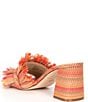 Color:Terracotta Pink Multi - Image 3 - Perrie Woven Braided Slides