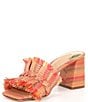 Color:Terracotta Pink Multi - Image 4 - Perrie Woven Braided Slides