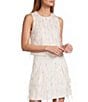 Antonio Melani Pippa Round Neck Feather Diamond Sleeveless Coordinating Blouse - Image 5