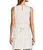 Antonio Melani Pippa Round Neck Feather Diamond Sleeveless Coordinating Blouse - Image 6