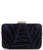 Antonio Melani Pleated Minaudiere Clutch, Color:Navy - Image 1