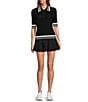 Antonio Melani Pleated Tennis Skirt, Color:Black - Image 3