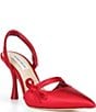 Antonio Melani Pomona Satin Bow Slingback Pumps - Image 1