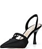 Antonio Melani Pomona Satin Bow Slingback Pumps - Image 6