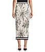 Antonio Melani Printed Toile Coordinating Clio Wrap Skirt, Color:Black Toile - Image 2