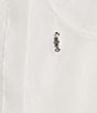 Antonio Melani Priscilla Organza Sheer Jewel Embellished Point Collar Long Sleeve Button Front Coordinating Blouse - Image 4