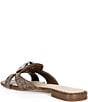Antonio Melani Ramie Raffia Ornamented Flat Sandals - Image 3