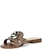 Antonio Melani Ramie Raffia Ornamented Flat Sandals - Image 4