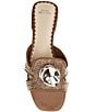 Antonio Melani Ramie Raffia Ornamented Flat Sandals - Image 5