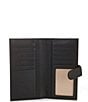 Color:Black - Image 3 - Rectangle Leather Wallet