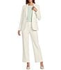 Antonio Melani Remy Notch Lapel One Button Blazer & Astrid Wide Leg Pants - Image 1