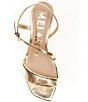 Color:Glimmer Gold - Image 5 - Rhea Metallic Leather Sandals