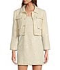Antonio Melani Rita Sequin Tweed Jacket, Color:Vanilla - Image 1
