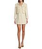 Antonio Melani Rita Sequin Tweed Jacket, Color:Vanilla - Image 3