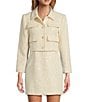 Antonio Melani Rita Sequin Tweed Jacket, Color:Vanilla - Image 4