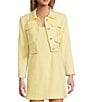 Antonio Melani Rita Tweed Long Sleeve Jacket, Color:Butter - Image 1