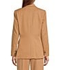 Antonio Melani Rivera Notch Collar Long Sleeve Button Front Coordinating Blazer, Color:Camel - Image 3