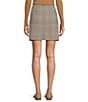Color:Menswear Plaid - Image 2 - Rosy Coordinating Plaid Mini Skirt