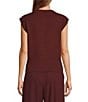 Antonio Melani Round Neck Short Sleeve Button Front Vest - Image 6